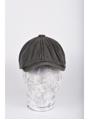 mercantoptan Yıkanmış Pamuk Yazlık Model Ingiliz 8 Parca Kasket Sapka