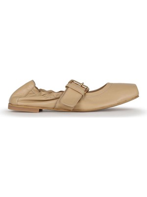 Bueno Shoes Nud Deri Kadın Babet 30WA23629 30WA23629