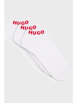 Hugo Logolu Streç Pamuklu 3 Pack Çorap Erkek Çorap 50516405 100
