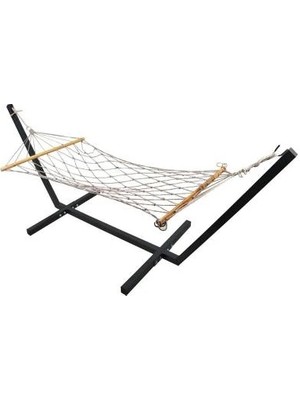 Abronya 1 Adet Siyah Renk Hamak Ayağı 40x40 mm Malzeme ile Rahat Kullanım Sağlar