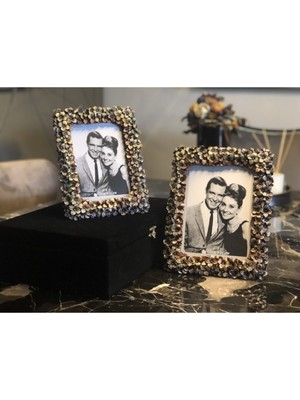 Metalik Papatya Çerçeve 2li