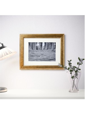 Vırserum Renkli Çerçeve, Altın Rengi, 30 x 40  cm
