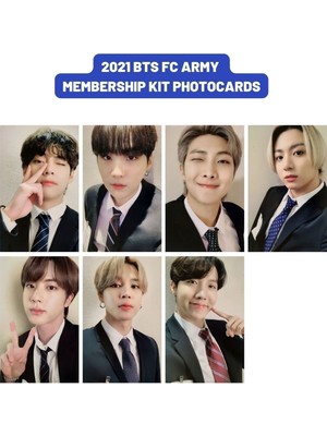 Bts '' 2021 Bts Fc Army Membership Kit '' Pc Set