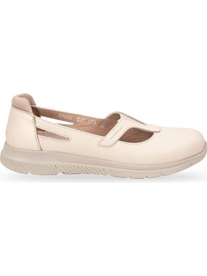 Forelli Sole-G Kadın Deri Ayakkabı Bej