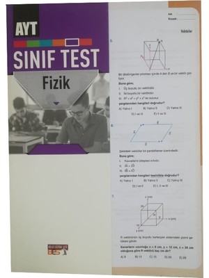 ÜçDörtBeş Yayınları Ayt Fizik Yaprak Test