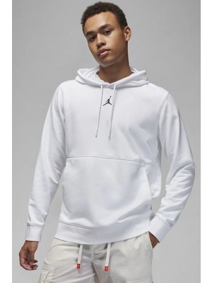 Nike Jordan 23 Alpha Men's Dry Fleece Hoodie Erkek Kapüşonlu Sweatshirt Beyaz