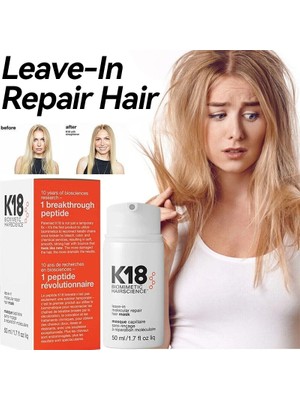 Concerto Beach K18 Bırakılan Moleküler Onarım Saç Maskesi Hasarı Geri Yükleme Yumuşak Saç Derin Onarım Keratin Saç Derisi Tedavisi Saç Bakım Durumu 50 ml (Yurt Dışından)