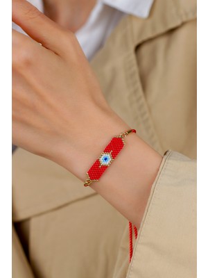 KA-005 Miyuki Nazar Boncuklu Bileklik - El Yapımı