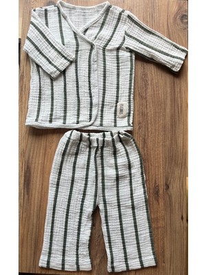 Organik Pamuk Çift Kat Müslin Yenidoğan Set (2'li)