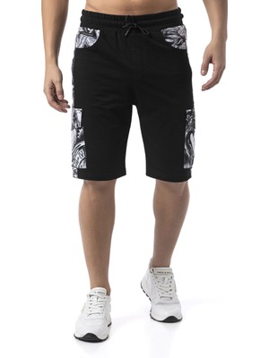 CK298 – Men’s Side-Print Urban Rebel Denim Capri