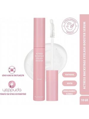 Klavuu Actress Backstage Eyelash Booster Serum 10 g Kaş & Kirpik Besleyici Şeffaf Formül