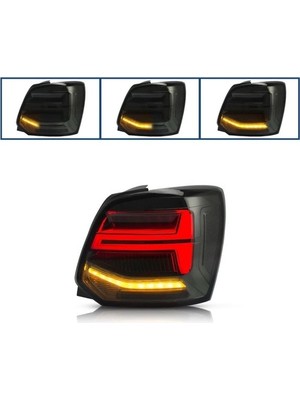 Vw Polo 6r 2012-2017 Q2 Dizayn Füme LED Stop