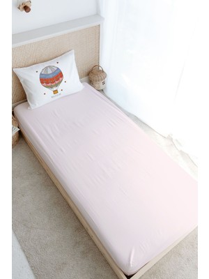 Tuğba Kuğu Tek Kişilik Lastikli Çarşaf Seti - Zezig x Royal Series - Pink