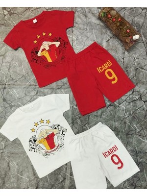 Icardi Baskılı Ikili Çoçuk Takım Kırmızı
