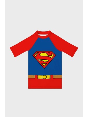 Slipstop Supreme Baskılı Uv Korumalı Kısa Kollu Mayo T Shirt Erkek Çocuk T Shirt ST2532020001