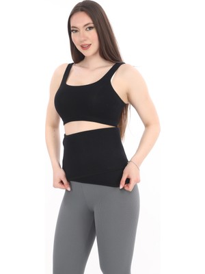 Termal Neopren Siyah Spor Bel Korsesi | Vücut Şekillendirici Neopren Bel Kemeri