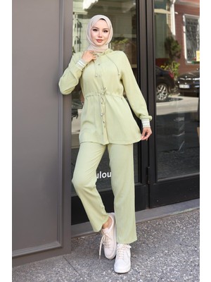 Ribana Detaylı Takım Mint Yeşili