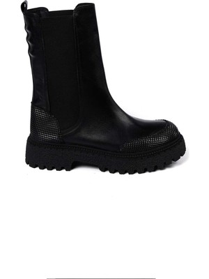 Bestello Lastikli Termoplastik Düz Bot 101-22511-01 Kadın Bot