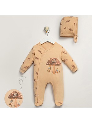 Lovemaxx Mantarlı Tulum Şapka Set