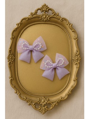 Boncuk Detaylı Fiyonklu Pens Toka