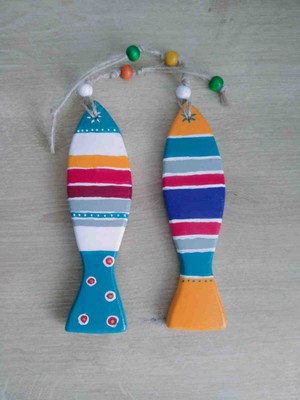 Yıldız İskandinav 2li Balkon Süsü.. Bahçe Süsü..