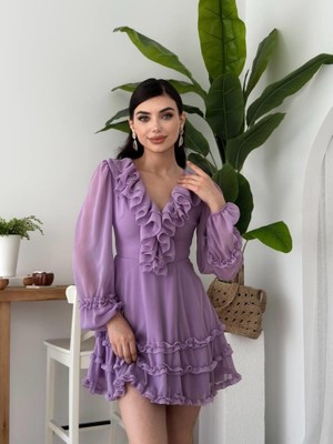 35AVM Osıes Fırfırlı Elbise