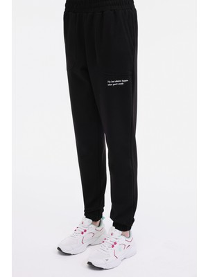 Lumberjack Wb Anna 22CT1170 5fx Siyah Kadın Eşofman Altı