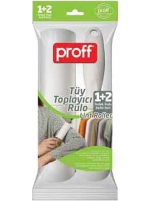 Tüy Toplayıcı Rulolu Aparat + 2 Yedek Rulo
