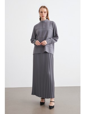 Arin Piliseli Ikili Takım - Gri