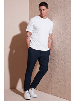 Buratti Streç Regular Fit Normal Bel Düz Paça Jogger Pantolon Erkek Pantolon CF25617953