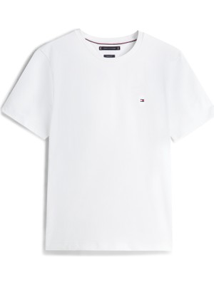 Lıght Interlock Tee Erkek Beyaz T-Shirt - MW0MW37508