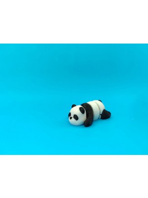 Sevimli Panda Figürü – Hareketli Eklemli 3D Oyuncak