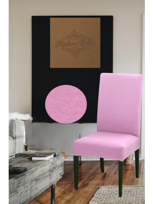 1 Adet Likralı Esnek Yıkanabilir Sandalye Örtüsü 45 x 45 x 60 Boyutlarında Bal Peteği Sandalye Kılıfı