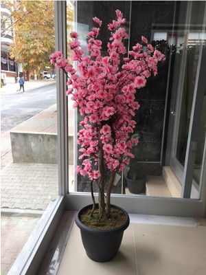 Cihancicekcilik Yapay Pembe Bahar Dalı Ağacı 140  cm  Boy
