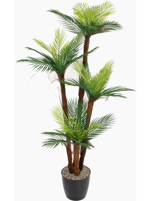 Yapay Islak Dokulu Fenix Sıkas Ağacı 4 Gövdeli 160  cm