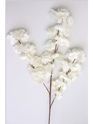 Bahar Dalı Dekoratif Yapay Çiçek 100 cm  Beyaz