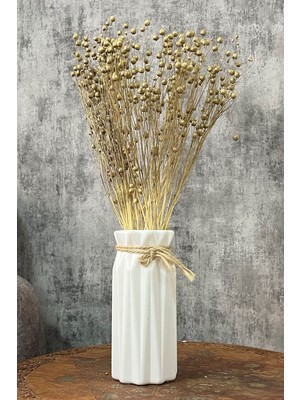 Gold Keten Otu “luna” Süslük Vazoluk Aranjman Çiçeği 80 gr