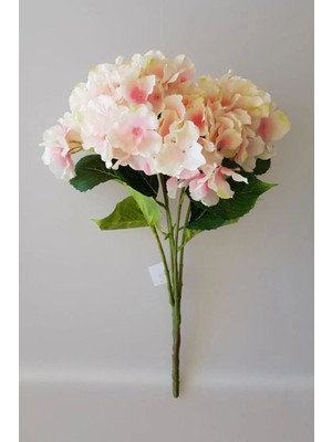 Yapay Çiçek 5 Dal Lux Ortanca Demeti A.pembe