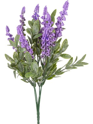 Yapay Bitki Lavanta Demet Mor 37  cm .