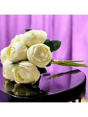 Yapay Çiçek 7 Li Lüx Şakayık Demeti