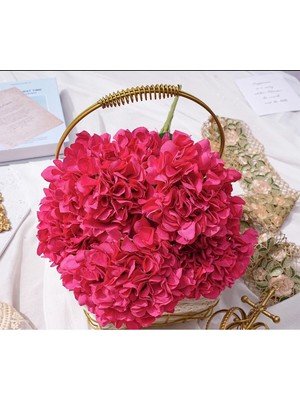 Rüzgar Yapay Çiçekçilik 5 Dallı Ortanca Demeti