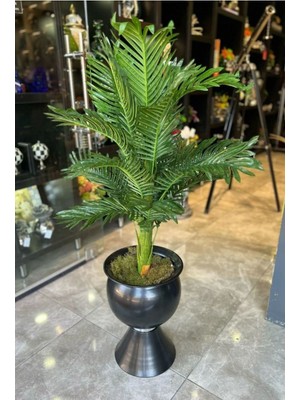 Rüzgar Yapay Çiçekçilik 140  cm  Lux Saksıda Areka Ağacı