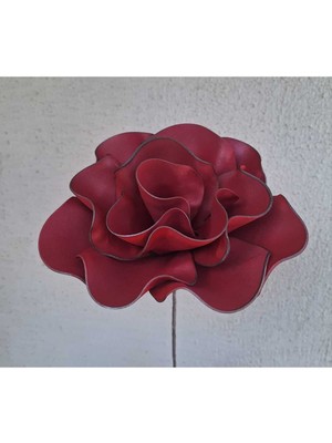Lateks Bordo Vazoluk Çiçek