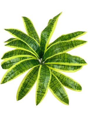 Yapay Çiçek Dracaena Massengena Yaprağı Demeti 11 Yapraklı 40*50 cm  Dik Duvar Çiçeği Yapay Bitki