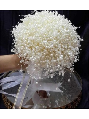 Incili Gelin Buketi El Çiçeği Tasarım Harikası