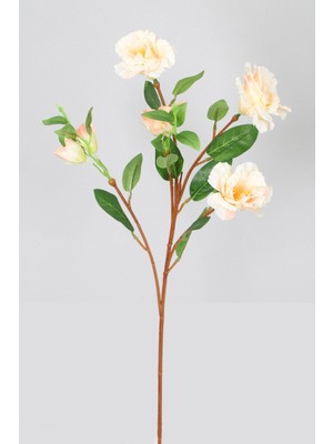 Yapay Çiçek Tomurcuklu Lisyantus Dalı 70  cm  Somon