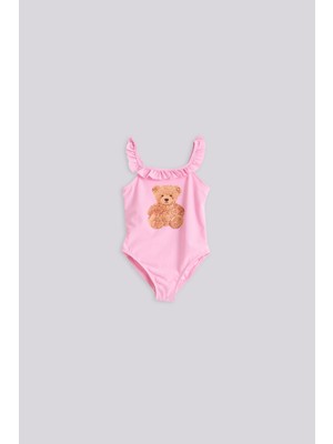 Bg Store Kız Bebek Desenli Mayo