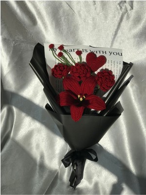 Özel Tasarım Örgü Buket