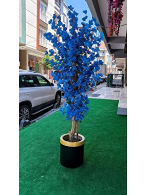 Rüzgar Yapay Çiçekçilik Mavi Bahardali 180  cm