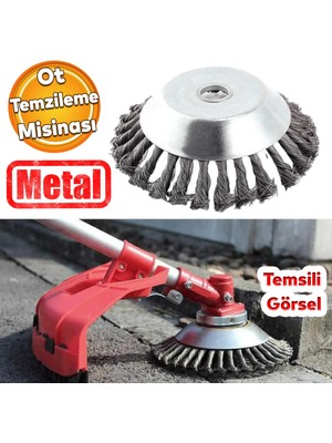 Kaldırım Temizleme Aparatı Yol Taş Duvar Beton Çıkmış Otları Süpürme Metal Motorlu Tırpan Misinası